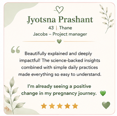 Testimonial from Jyotsna Prashant