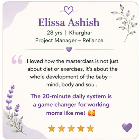 Testimonial from Elissa Ashish