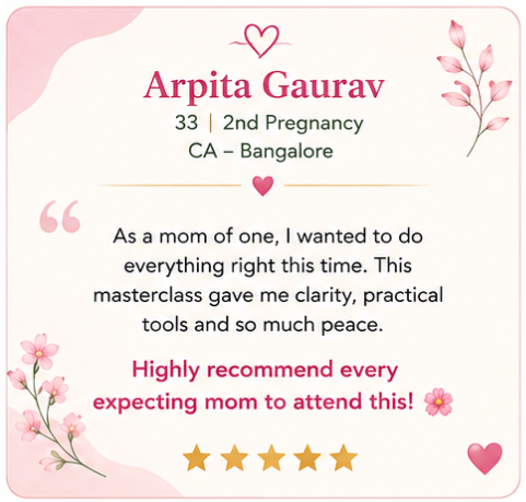 Testimonial from Arpita Gaurav