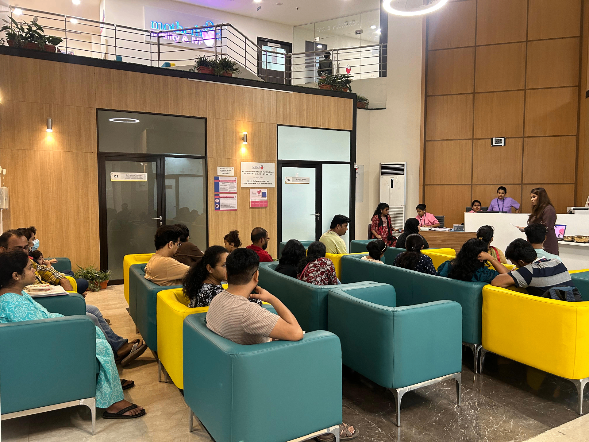 Attendees at Motherhood Hospital antenatal session