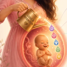 Nurturing baby with love and intention